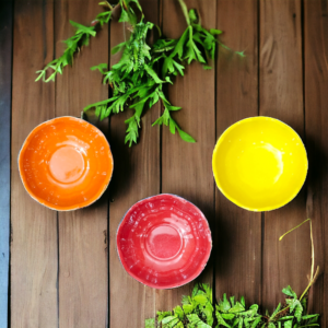 Petal-Shaped Sauce Large Bowl